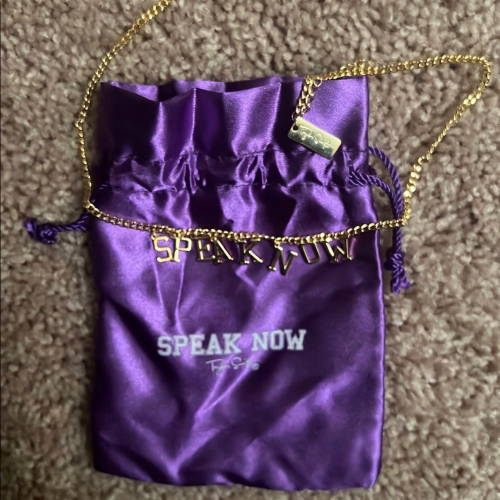 Old Taylor Swift Speak Now Necklace